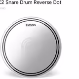 Evans 13" EC2 Snare Drum Reverse Dot