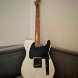 Olympic white nitro tele + fender krk + EMG