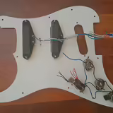 Pickguard,sn&iacute;mače,poť&aacute;ky,3-pol.switch, Greco,Maya 70 roky