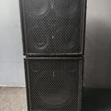 Bedny 4x10" + 1x18".   2x400w 8 ohm