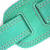 Richter Straps Guitar Strap, Springbreak Nappa, Green