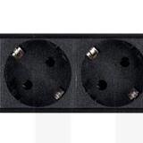 Zásuvková lišta 8x230V s vypínačem do 19" racku