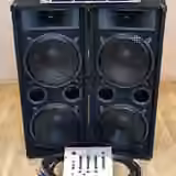 Repro, zesilovač a mixpult