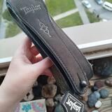 Nový kožený popruh Taylor Gemstone Nubuck - ČERNÝ