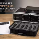 Prod&aacute;m IEM set Audio-Technica M2 (5x vys&iacute;lač, 9x bodypack)