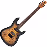 Sterling by Music Man Richardson Cutlass HH 6 Poplar Burl