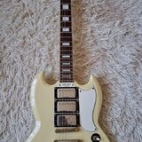 Epiphone G-400 Custom Antique White Korea 2000’s