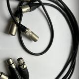  4× ručně pájený XLR patch kabel