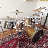 Ludwig Standard 1997 smaragdová zelená + Zildjian Avedis