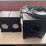 Yamaha HS50M 2x + HS10W + kabeláž