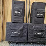 Aktivní PA komplet QSC(2x KW122 + 2x K-Sub)+orig. obaly a