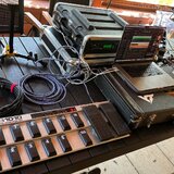 Kytarový rig MOTU + Shure + FCB1010 + MacBookPro