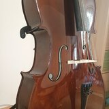 Téměř nové celomasivní 7/8 violoncello + 10mm obal