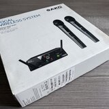 Zánovní set bezdrátových mikrofonů AKG WMS40 mini dual
