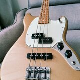 Fender Mustang PJ Bass PF Firemist Gold