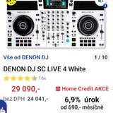 DENON DJ SC LIVE 4 White [DJ kontroler; bílá varianta]