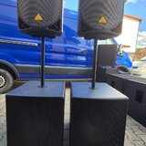 Behringer B115D + Samson RSX 18a