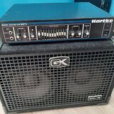 Zesilovač Hartke HA5500 s lampou v předzesilovači