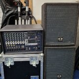 Powermix Yamaha, repro Dynacord + příslušenství