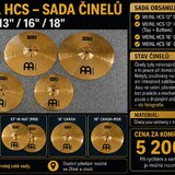 PRODÁM MEINL HCS – sada činelů 12" / 13" / 16" / 18"
