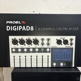 Digitální mixážní pult Proel DIGIPAD8 – 8 kanálů