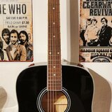 COLLINS "CD 18 BK" Dreadnought Western Kytara