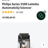 Automatický kávovar Philips Series 5500 LatteGo  4.3  (623)