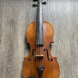 Prodáme staré housle 4/4 značeny Špidlen+dřevěný futrál