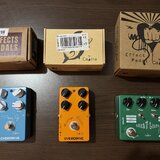 Overdrive - Caline - Pure Sky, Orange Burst, Crazy Cacti