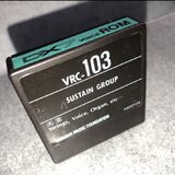 Yamaha DX7 Voice ROM VRC-103 SUSTAIN GROUP DATA CARTRIDGE