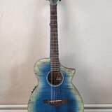 Elektroakustická kytara Ibanez AEWC32FM-GBL