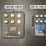 DigiTech FreqOut, TC Electronic JIMS 800, AMT D2, Caline Tun