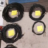Kytarové a nástrojové kabely JACK/JACK a JACK/XLR samec