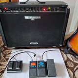 Behringer V-TONE GMX212 stereo 2×60 W, footswitch, kolečka