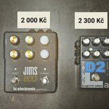 DigiTech FreqOut, TC Electronic JIMS 800, AMT D2, Caline Tun