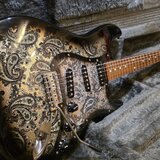 Fender Limited Edition Black Paisley Stratocaster