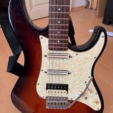 Yamaha Pacifica 112J Sunburst – Timmons mod, Rails