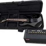 El.kytara ESP LTD KH-202 Kirk Hammett black+kombo Spark 2
