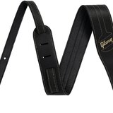 Gibson the classic leather strap (black)