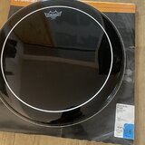 Remo 18” Pinstripe Ebony