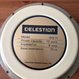 REZERVOVANO- Celestion G12H-75 Creamback (8 Ohm, Made in UK)