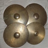 Sada činelů Amati č.1 - 16''hihat, 16''crash, 20''ride