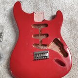 Stratocaster body Hardtail Dakota Red Nitro