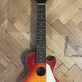 Elektroakustické Ukulele Epiphone Les Paul s obalem