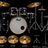 ? Prodám Pearl Decade Maple + Sabian HHX Complex – perfektn