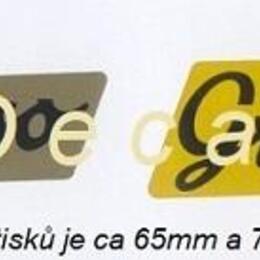 Nápis Grazioso na hlavu krku k renovaci starší kytary