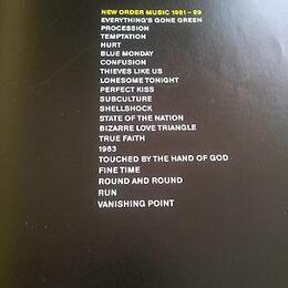 Noty New Order Music 1981-1989 originál kniha