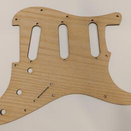 Pickguard pre STRATOCASTER prírodný dub