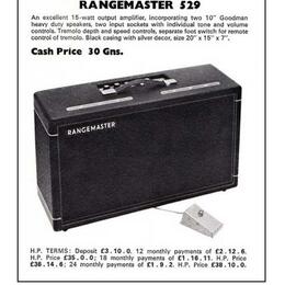 VIDEO! 1966 Dallas Arbiter Rangemaster 526 529 combo 2x10"