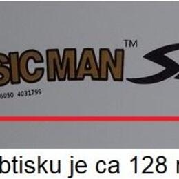 Vodové obtisky (Decals) loga Ernie Ball MUSIC MAN Sting Ray
